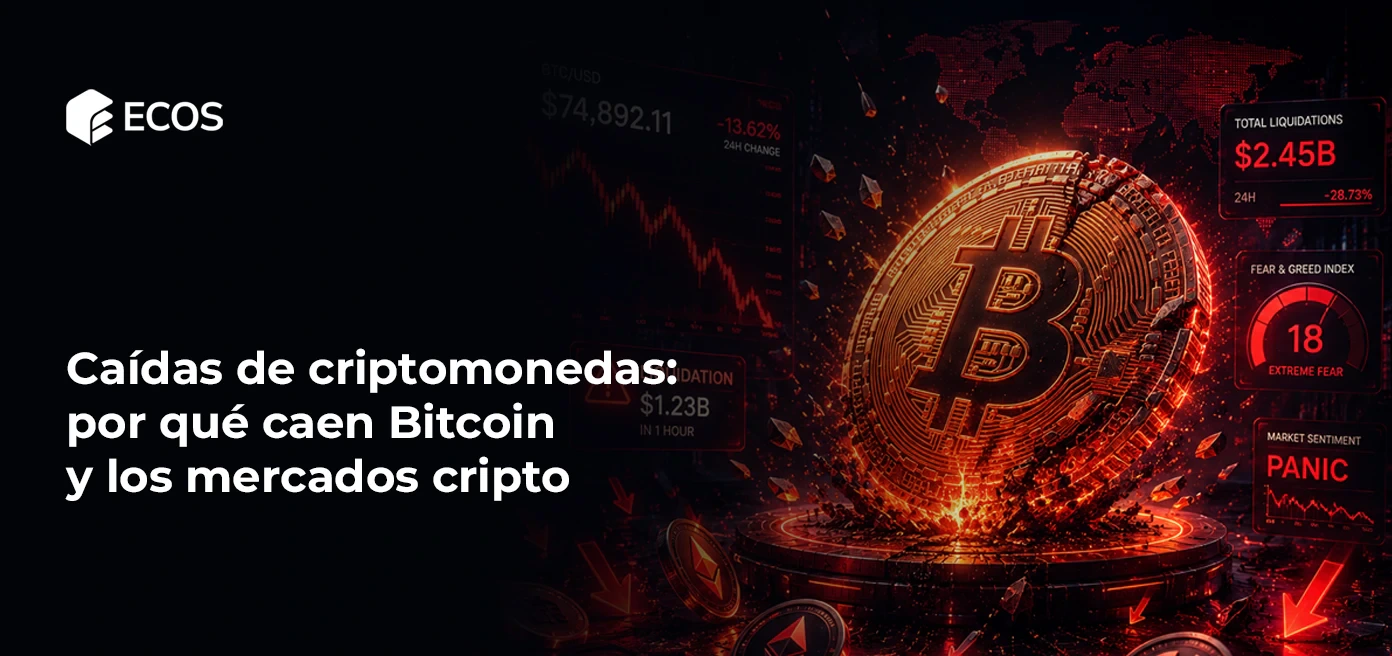 Caídas de criptomonedas: por qué caen Bitcoin y los mercados cripto