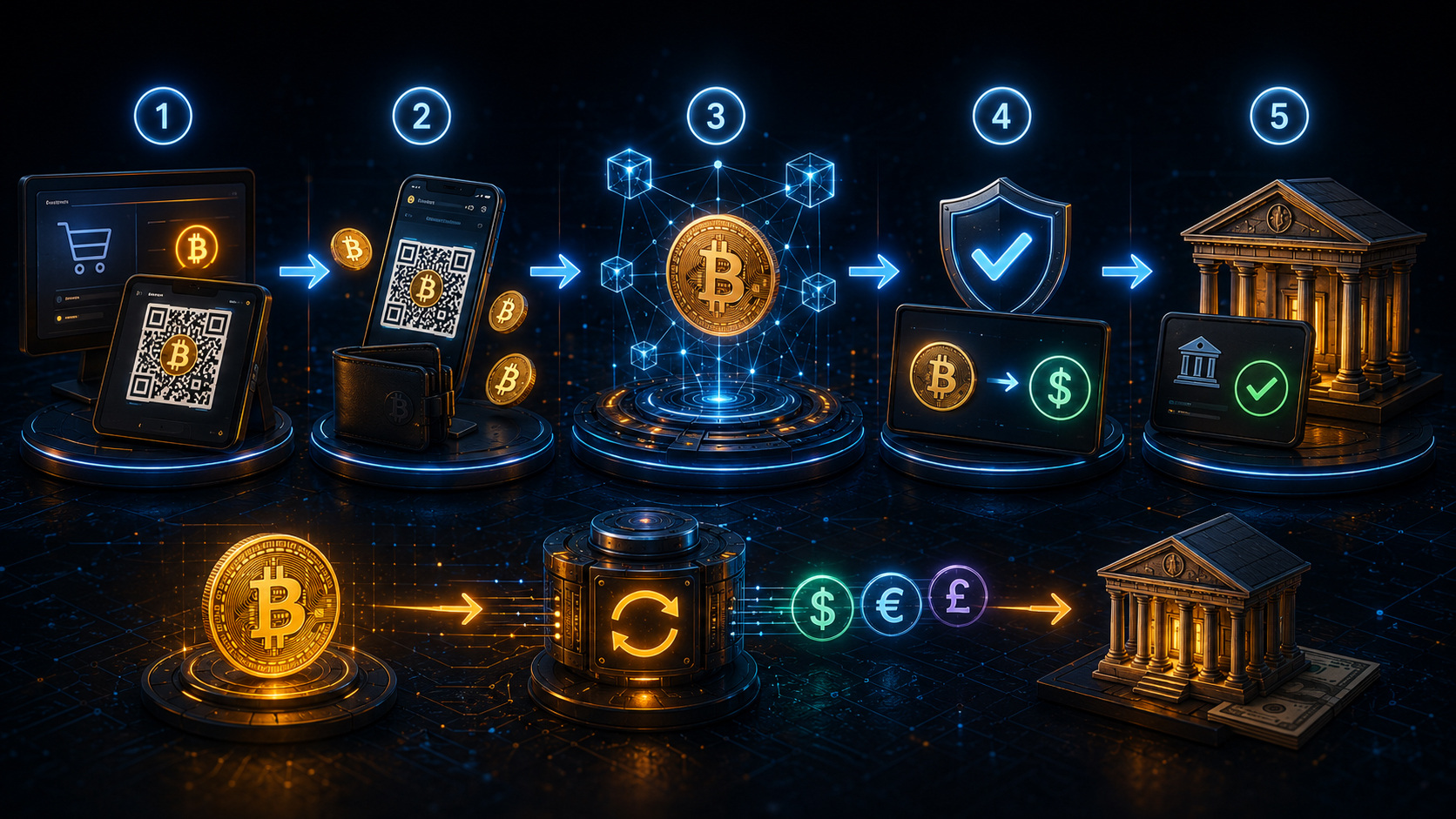 Types de Fournisseurs de Paiement en Cryptomonnaie