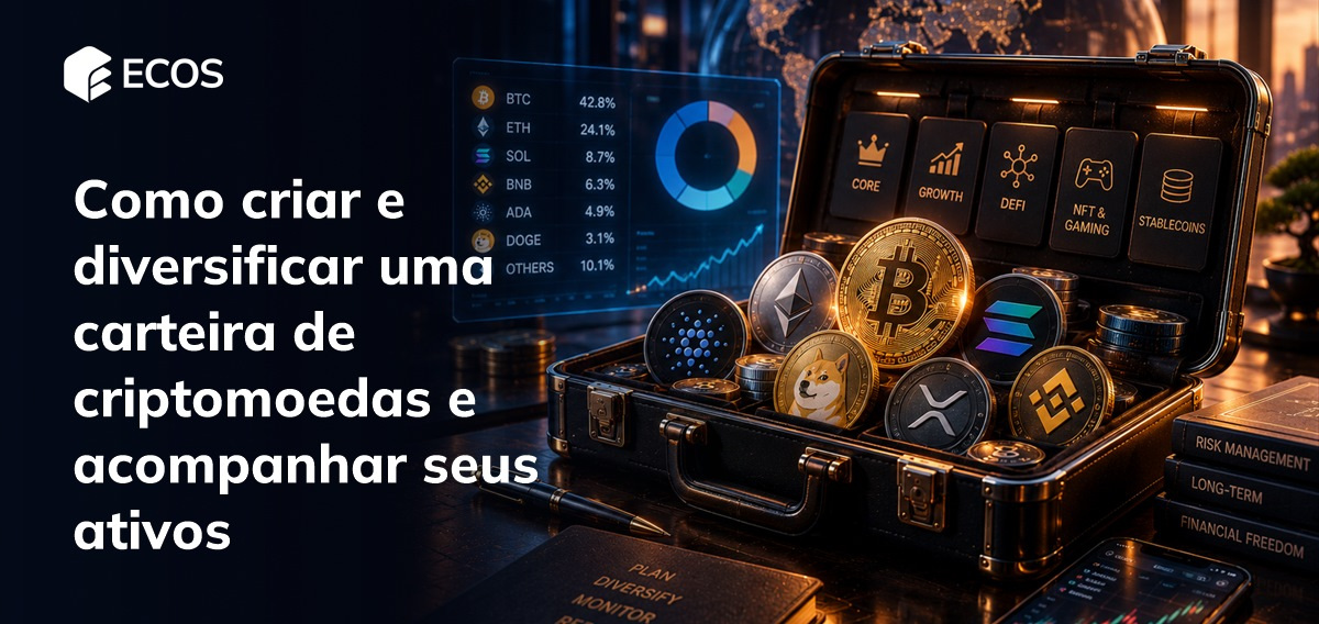Como criar e diversificar uma carteira de criptomoedas e acompanhar seus ativos