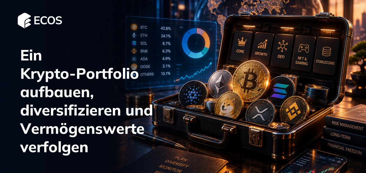 Ein Krypto-Portfolio aufbauen, diversifizieren und Vermögenswerte verfolgen