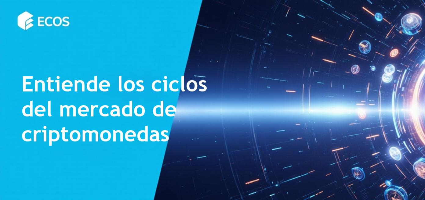 Ciclos de mercado de criptomonedas que ilustran la volatilidad y las fases de inversión.