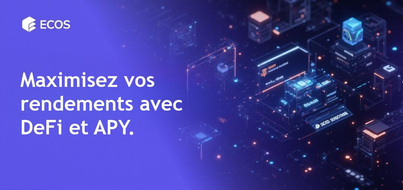Une représentation détaillée des agrégateurs de rendement en DeFi, mettant en avant les mécanismes d'auto-compounding et les stratégies d'augmentation de l'APY.
