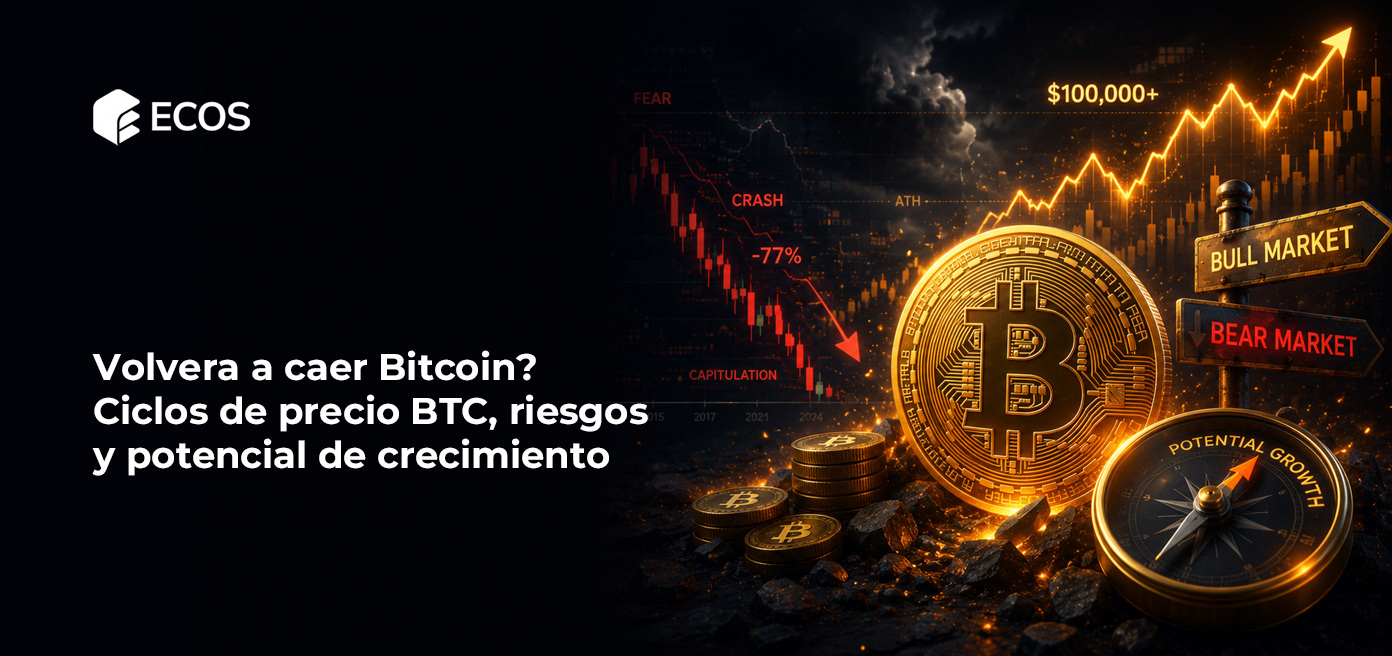 Volvera a caer Bitcoin? Ciclos de precio BTC, riesgos y potencial de crecimiento
