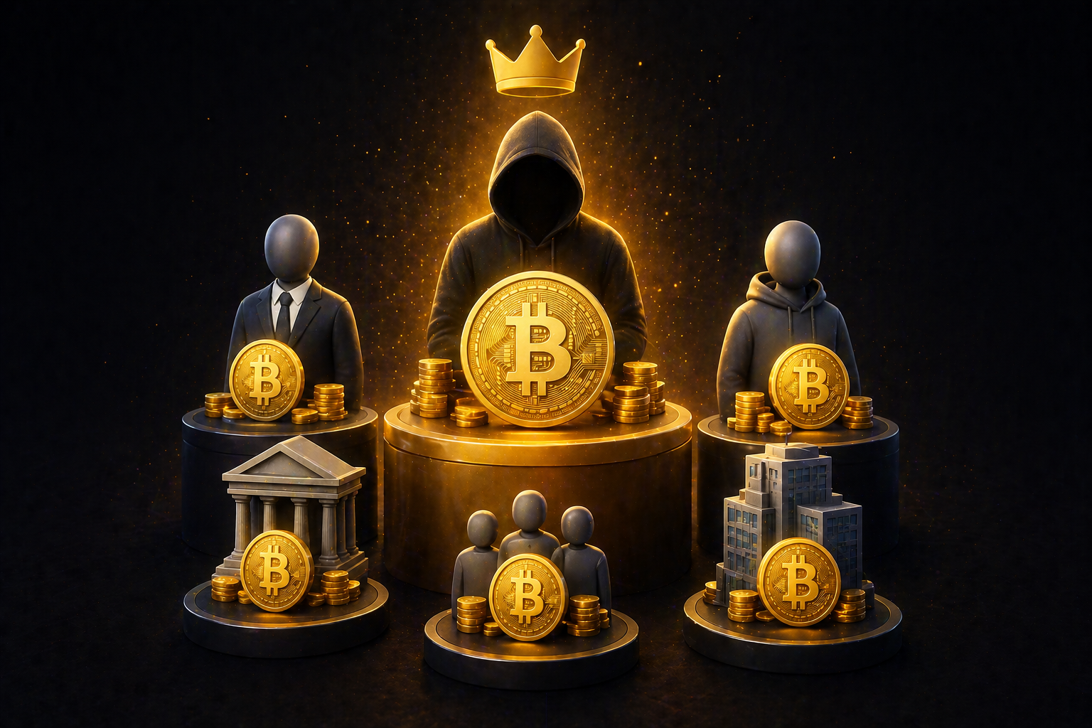 Qui possède le plus de Bitcoins au monde ?