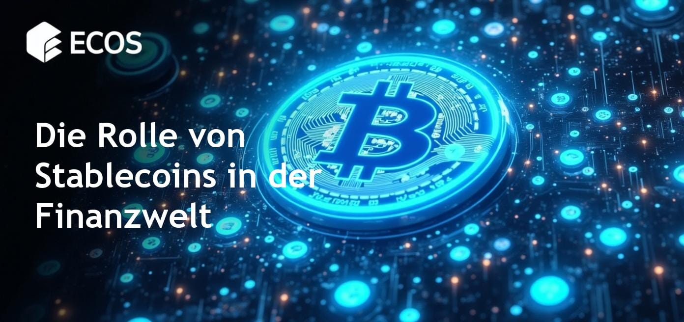 Eine detaillierte Darstellung der Rolle von Stablecoins in der globalen Finanzlandschaft, die Stabilität digitaler Währungen zeigt.