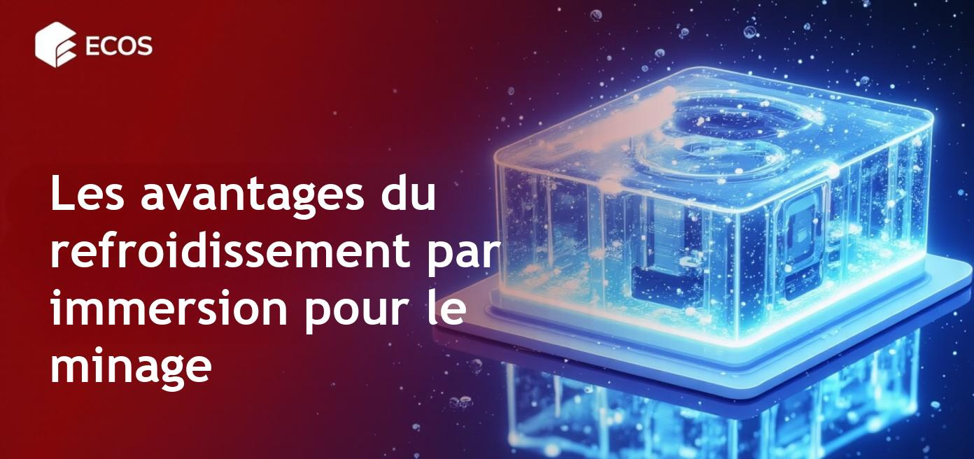 Image décrivant la technologie de refroidissement par immersion dans le minage de Bitcoin.