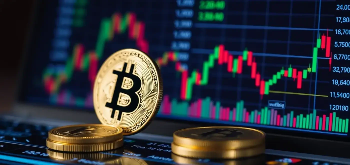 Una compleja representación de documentos legales con símbolos de criptomonedas, reflejando la demanda y las regulaciones de la SEC que impactan en los intercambios.