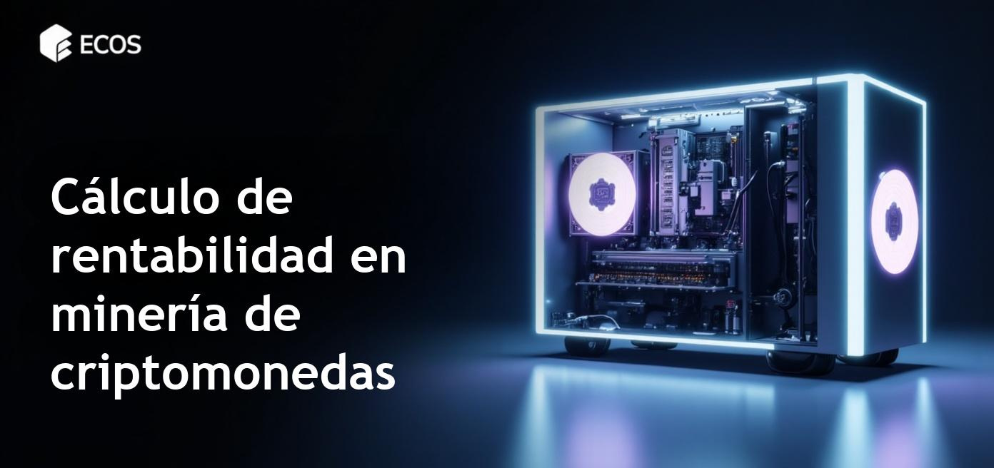 Cálculo detallado de la rentabilidad del mining de criptomonedas, destacando equipos y factores clave.