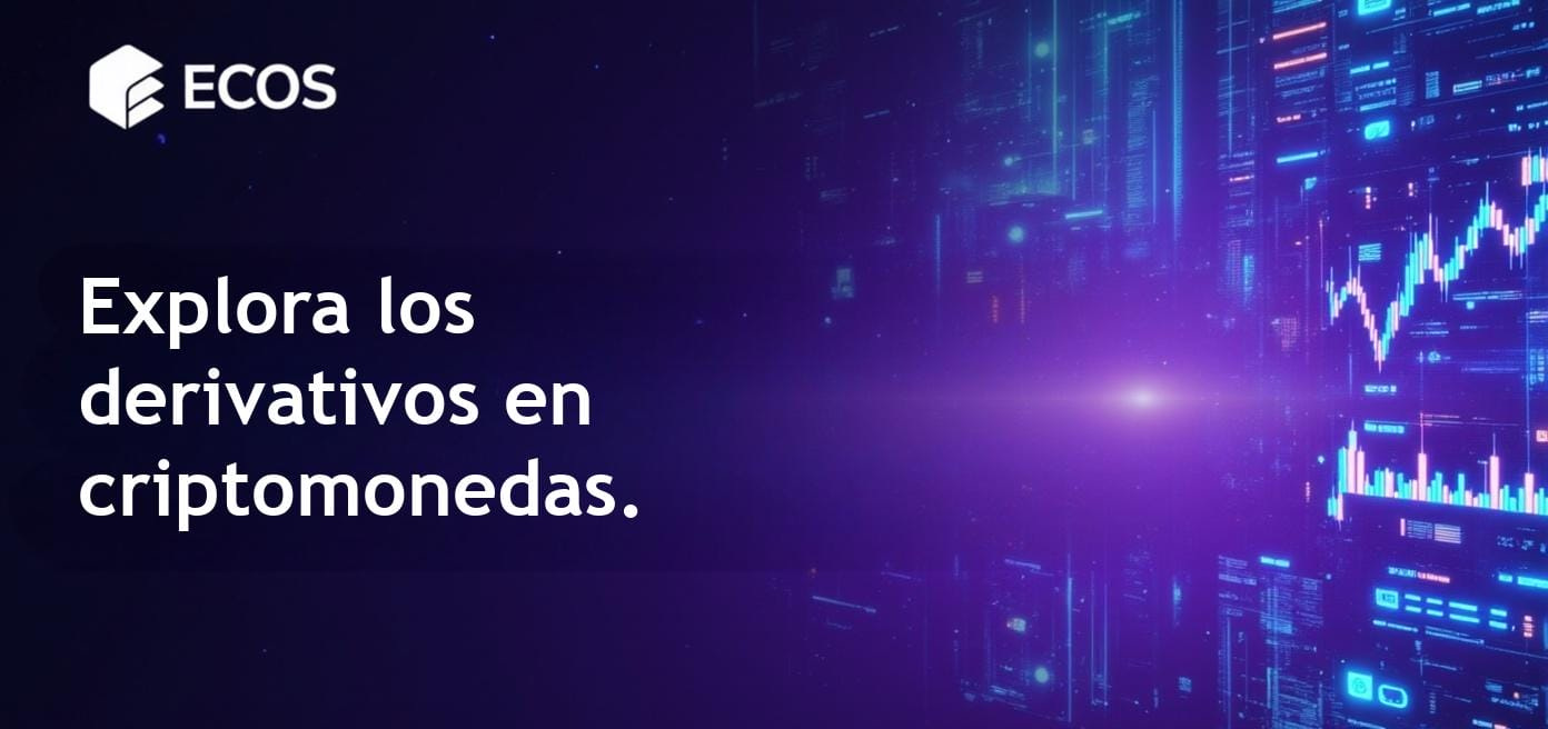 La imagen muestra cómo funcionan los derivativos en criptomonedas, destacando la importancia de la gestión de riesgos.