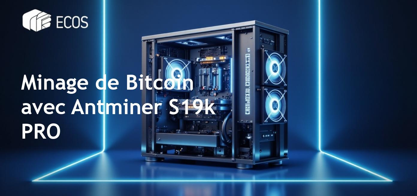 Analyse du puissant Antminer S19k PRO 120 TH/s, machine de minage pour des performances optimales.