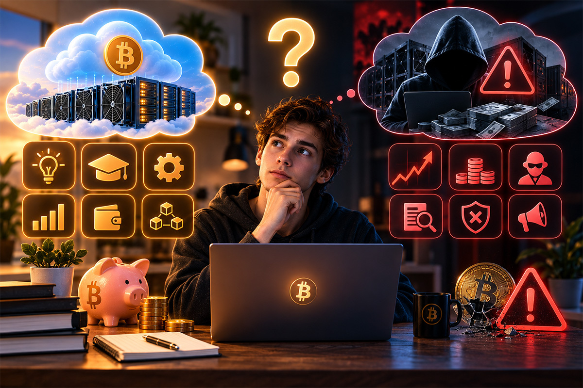 É cloud mining adequado para iniciantes em cripto