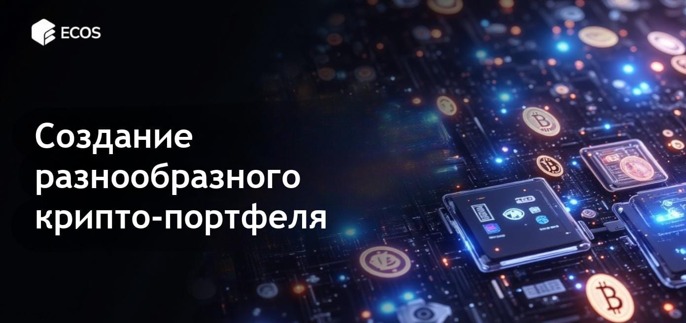 Разнообразный крипто-портфель с акцентом на управление рисками и стратегиями распределения активов.
