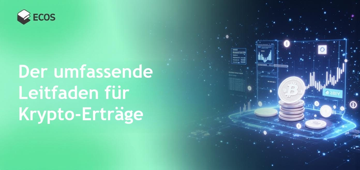 Eine detaillierte Infografik zur Funktionsweise des Crypto Yield Farmings, einschließlich Liquiditätspools und APY-Metriken.