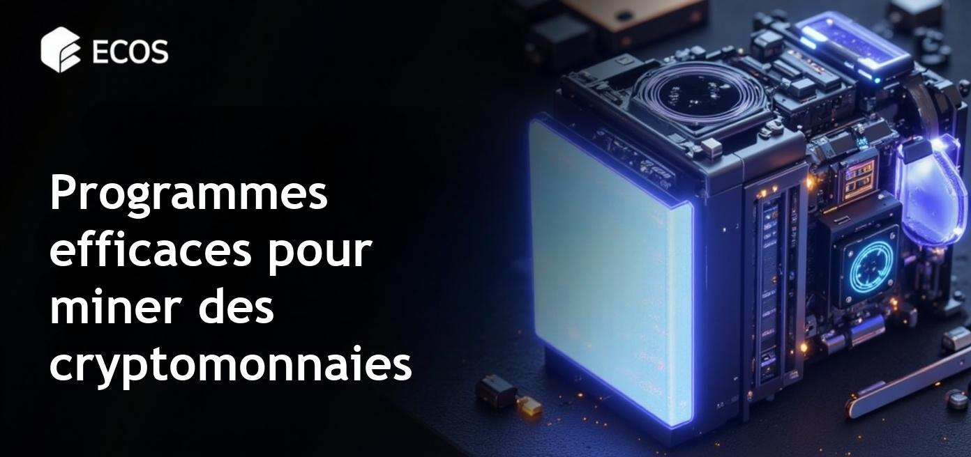 Les programmes de minage de cryptomonnaies permettent d'optimiser le processus de minage.