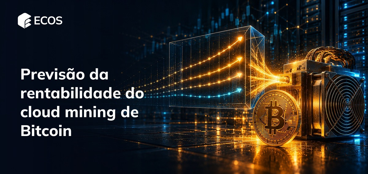 Previsão da rentabilidade do cloud mining de Bitcoin