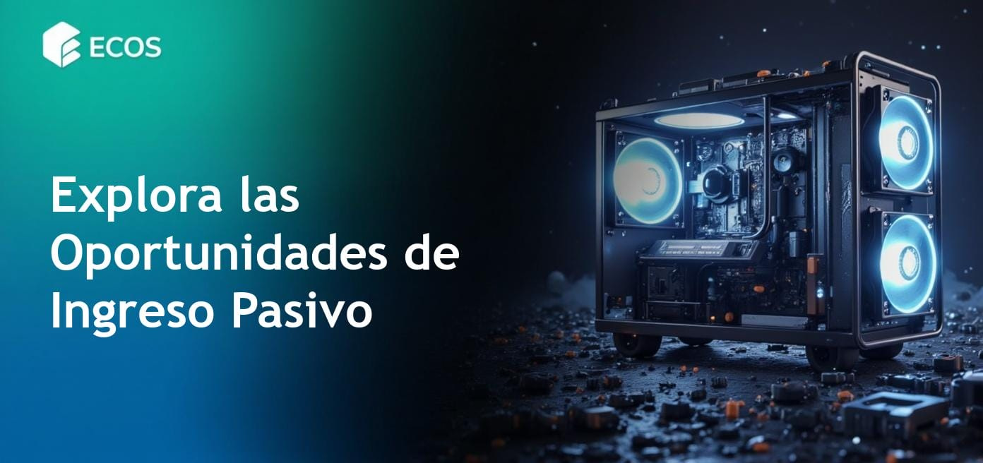 Gráfico informativo que ilustra las diferencias entre staking y minería en criptomonedas, resaltando recompensas de staking y hardware de minería.