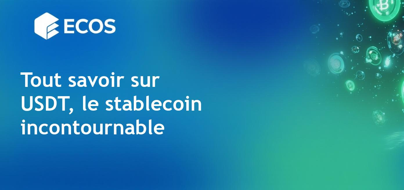 USDT, un stablecoin populaire dans le monde de la cryptomonnaie avec une valeur fixée à 1 dollar.