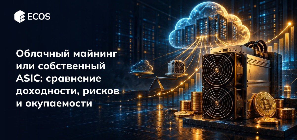 Облачный майнинг или собственный ASIC   сравнение доходности, рисков и окупаемости