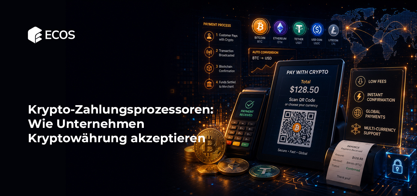 Krypto-Zahlungsprozessoren: Wie Unternehmen Kryptowährung akzeptieren