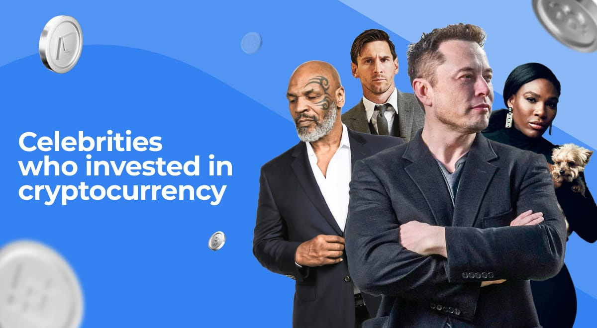 Celebrities who invested in cryptocurrency