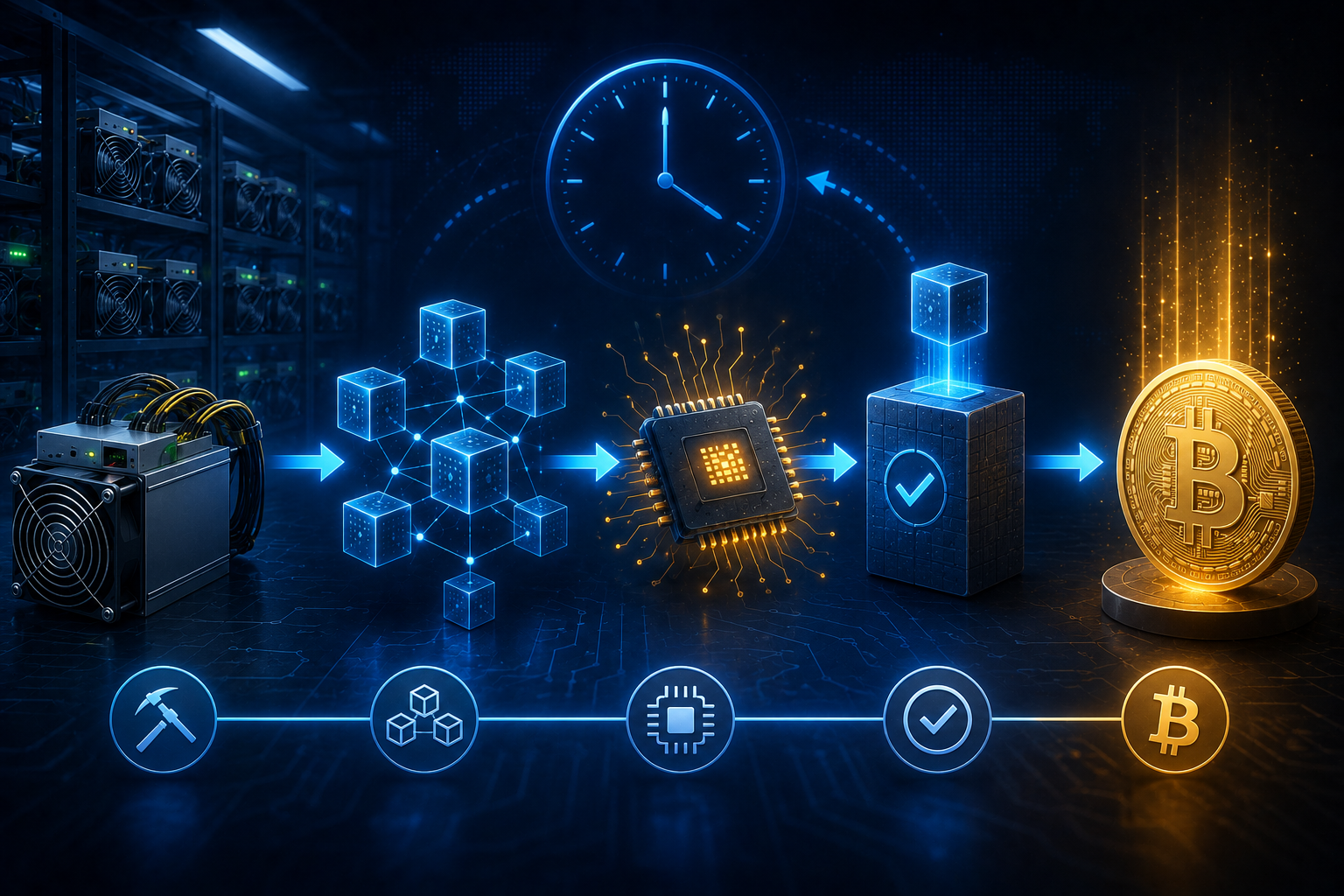 Combien de temps faut-il pour miner 1 Bitcoin ?