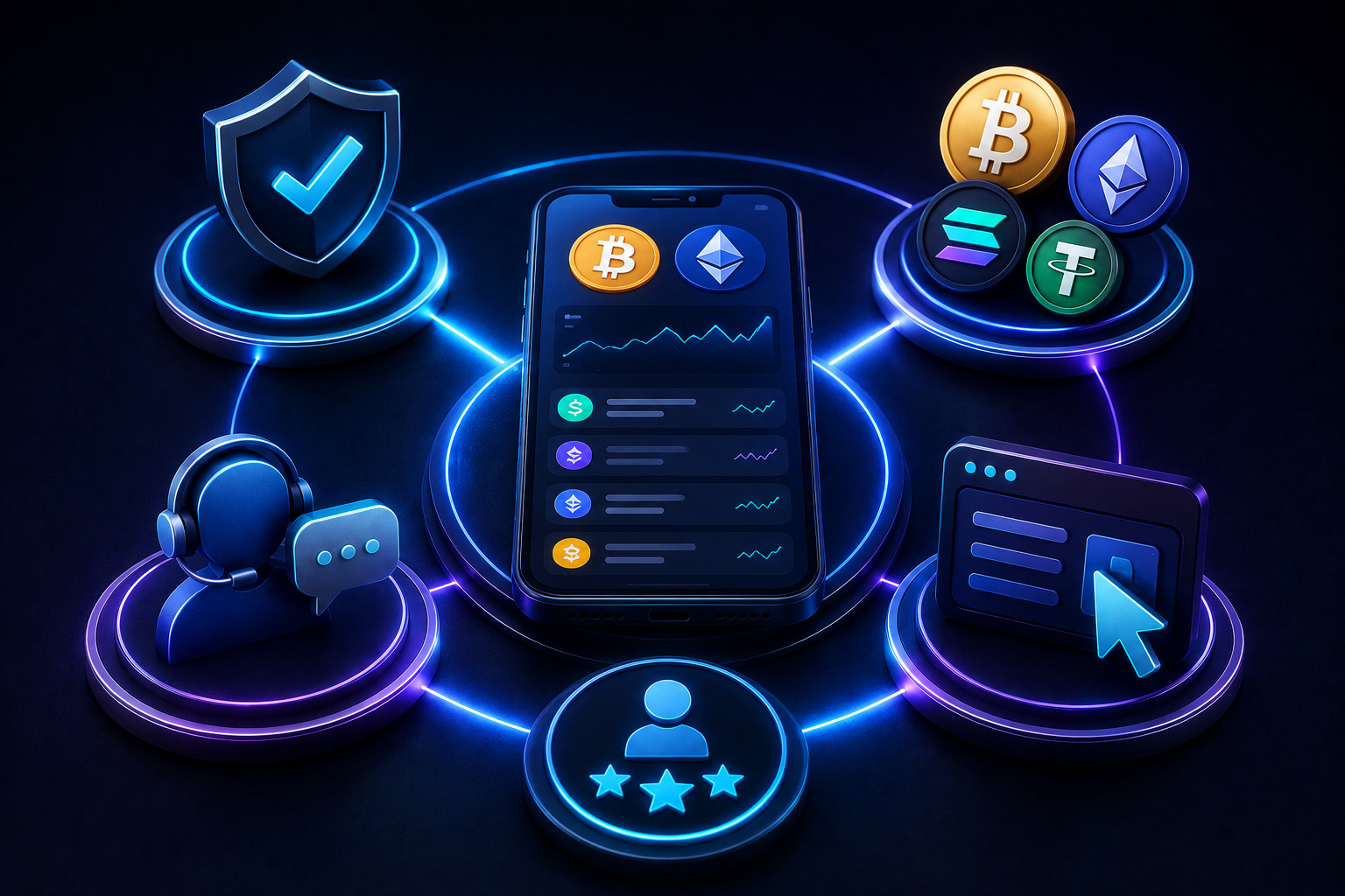 Tipos de aplicaciones cripto