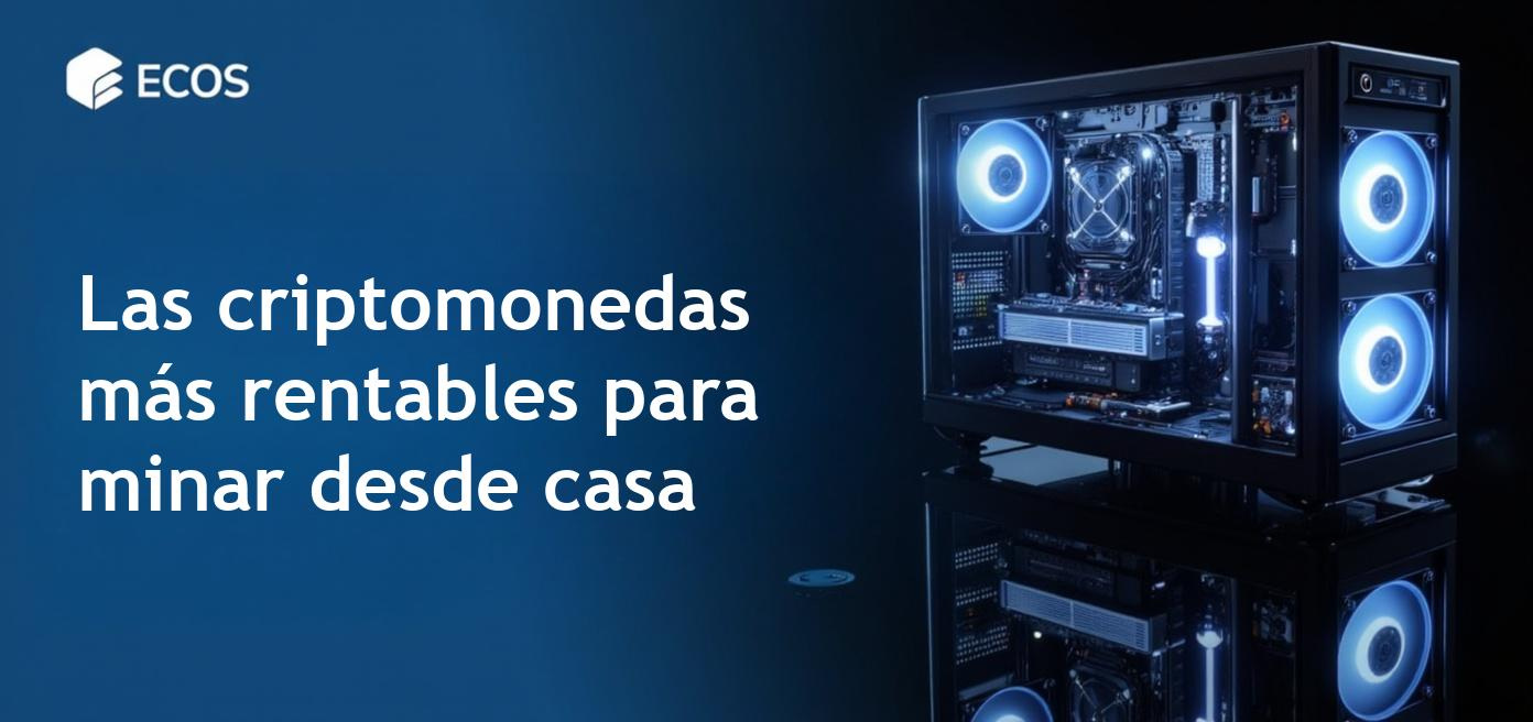 Un grupo de computadoras en un entorno de minería de criptomonedas, mostrando gráficos y algoritmos de minería.