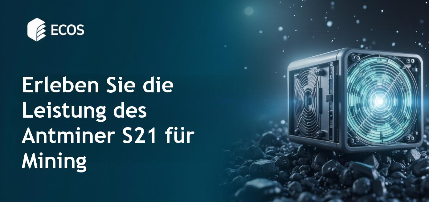 Antminer S21 188 TH/s in einem metallischen Gehäuse für optimales Mining