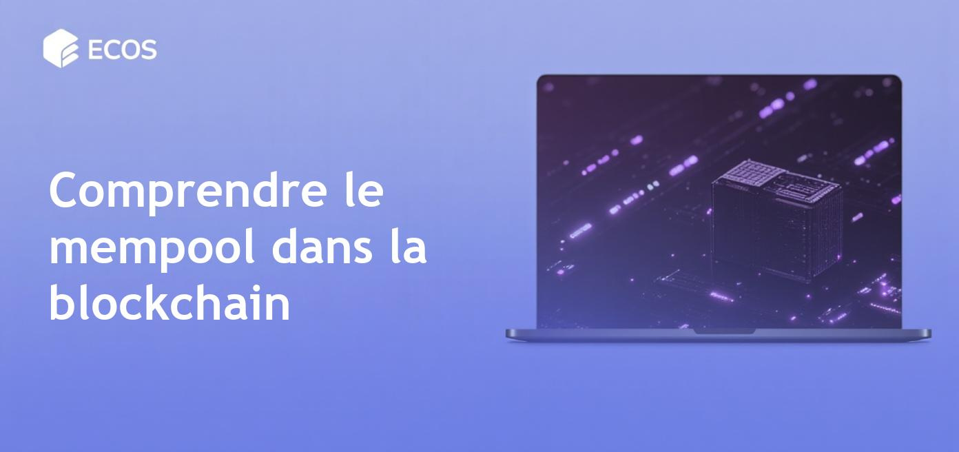 Une illustration représentant le fonctionnement du mempool dans un réseau blockchain, mettant en évidence les transactions non confirmées.