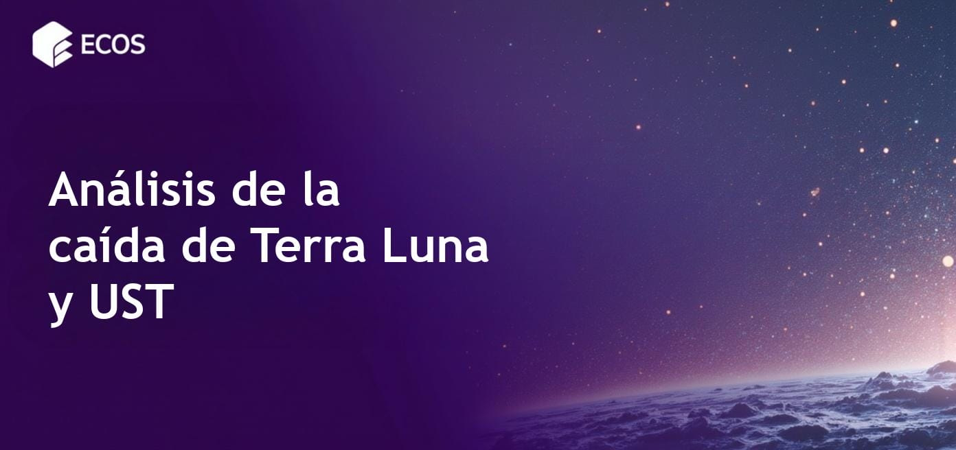 Descripción detallada de la imagen que ilustra la caída de Terra (LUNA) y la desvinculación de UST.