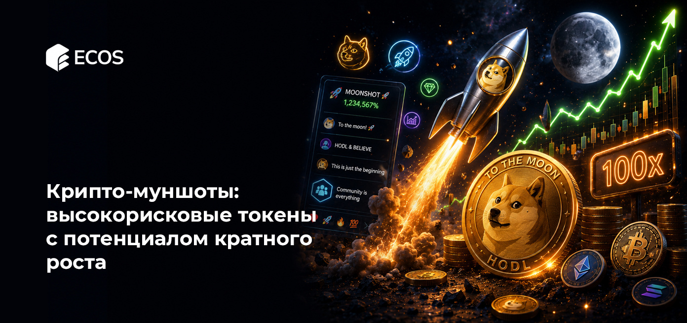 Крипто-муншоты: высокорисковые токены с потенциалом кратного роста