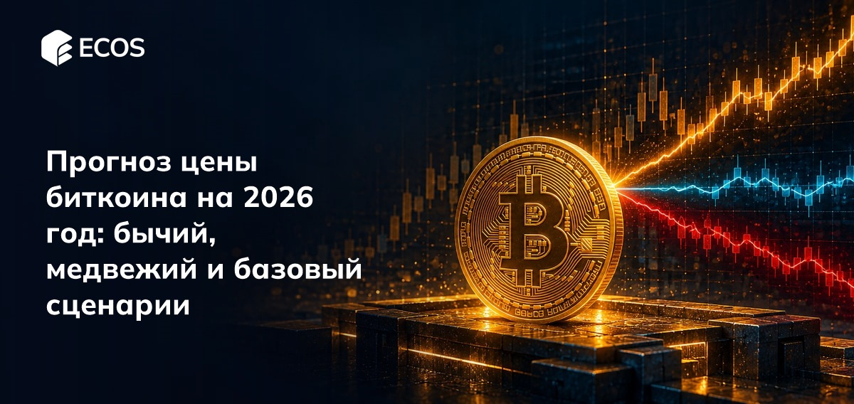 Прогноз цены биткоина на 2026 год   бычий, медвежий и базовый сценарии