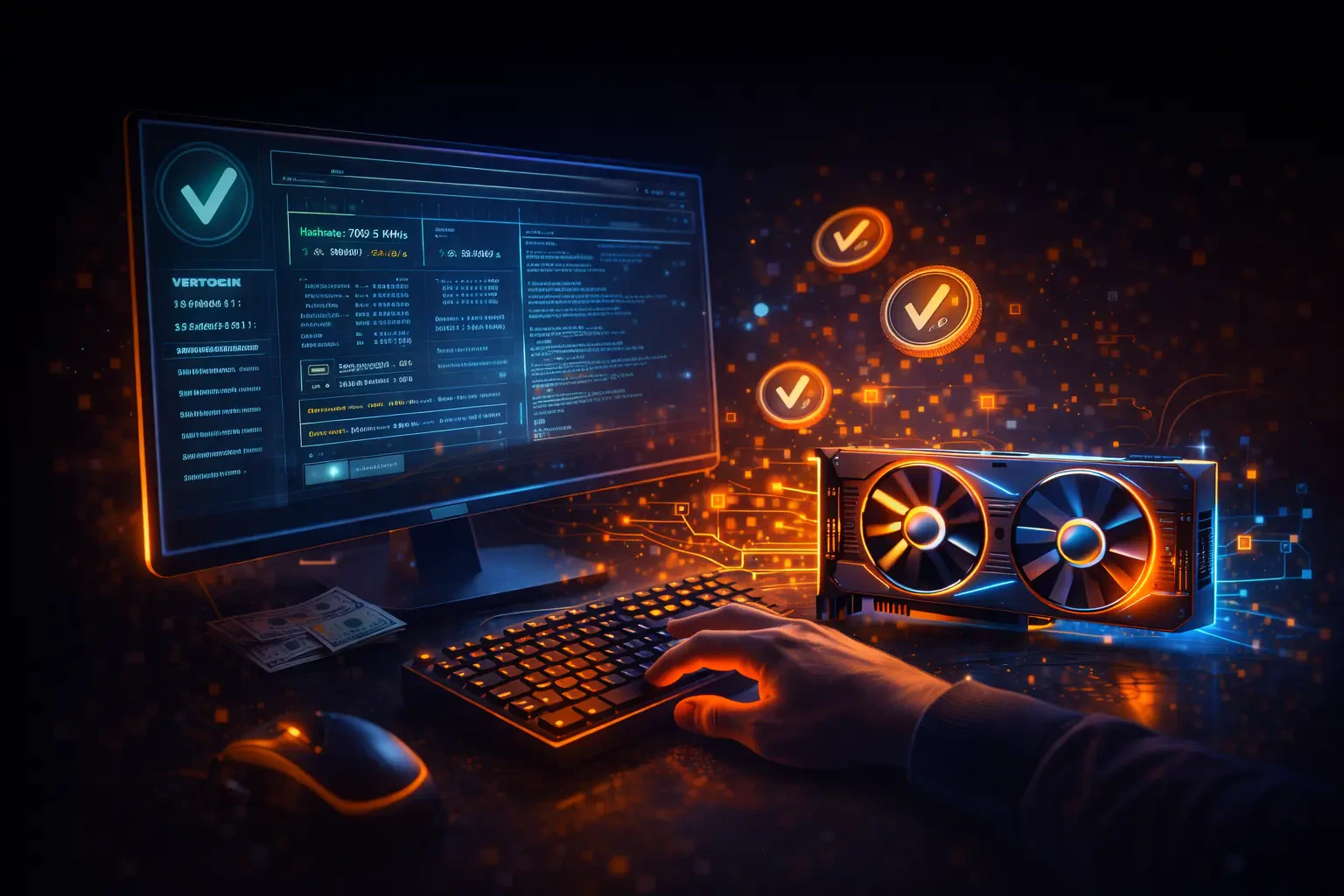 Einstieg in das Vertcoin Mining