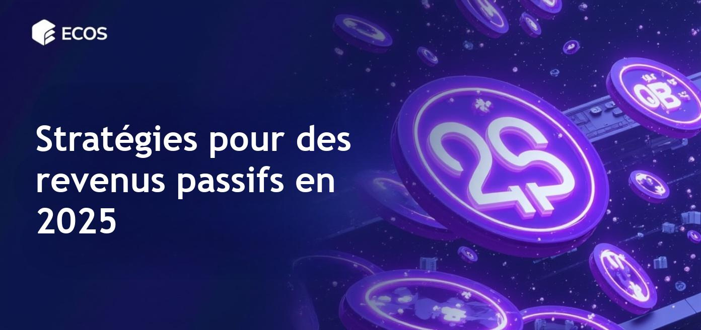 Un graphique illustrant comment générer des revenus passifs à l'aide de la cryptomonnaie, représentant des tokens et des investissements virtuels.