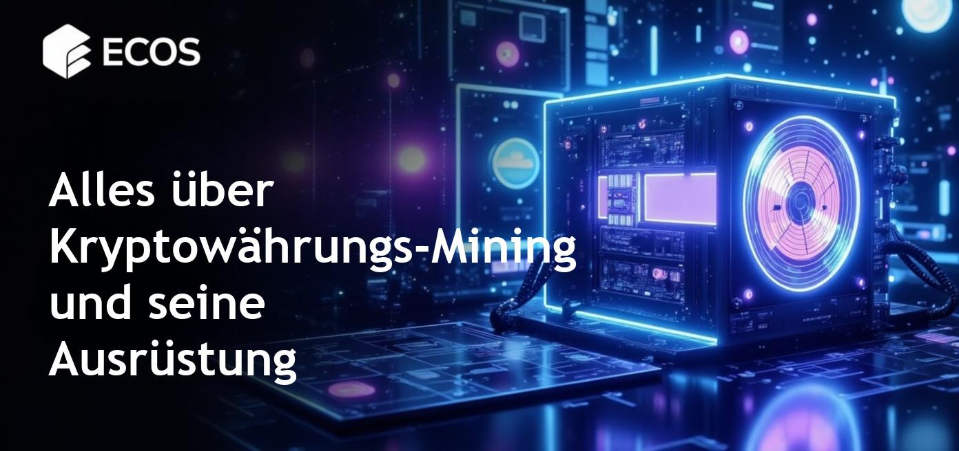 Verschiedene Arten des Kryptomining, inklusive spezieller Ausrüstung und Techniken.