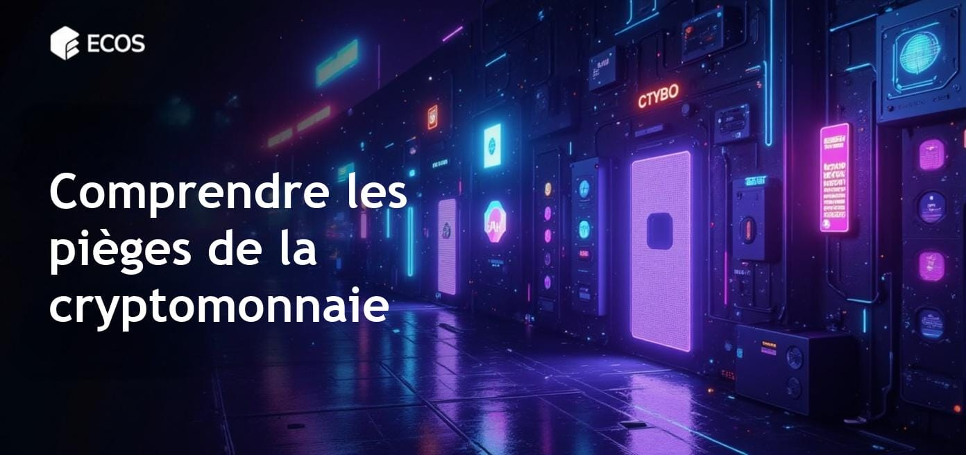 Image illustrant les pièges de la cryptomonnaie et les pertes financières associées.