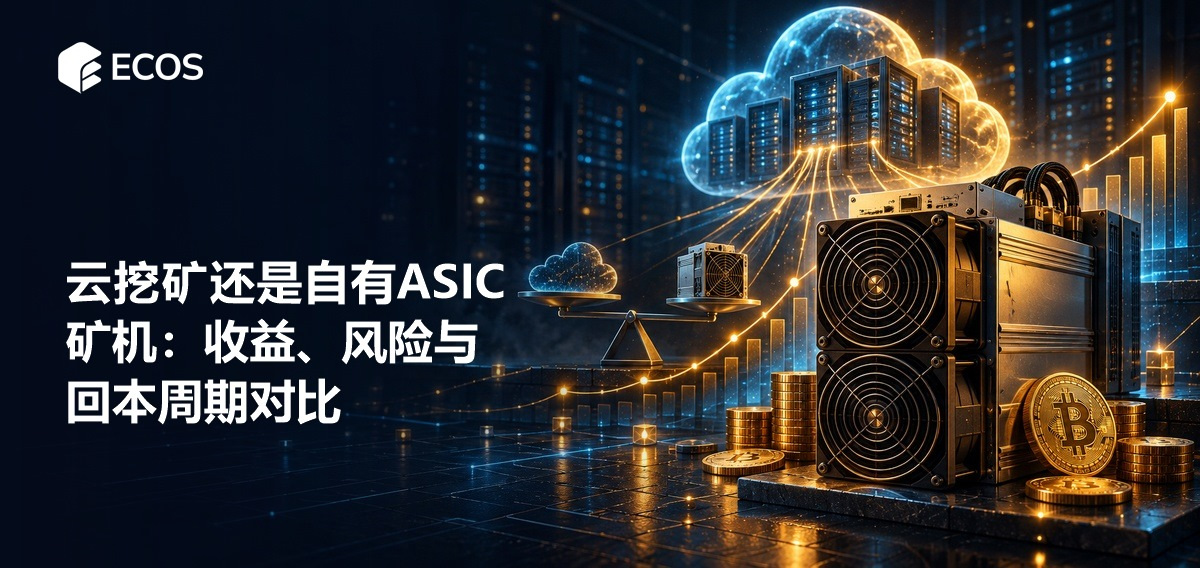 云挖矿还是自有ASIC矿机：收益、风险与回本周期对比
