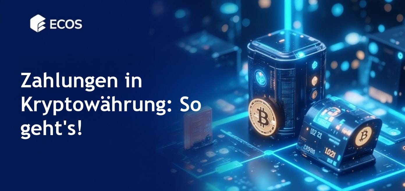 Eine detaillierte Darstellung des Erhalts von Zahlungen in Kryptowährung wie Bitcoin oder Ethereum.
