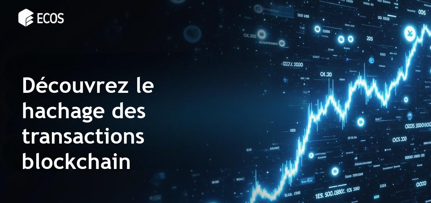 Un hachage unique illustrant la sécurité dans le blockchain