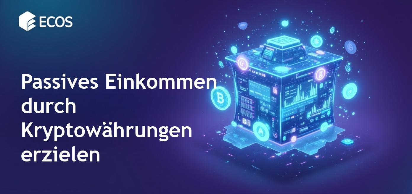 Ein Bild, das die Berührung zwischen Kryptowährung und passivem Einkommen darstellt.