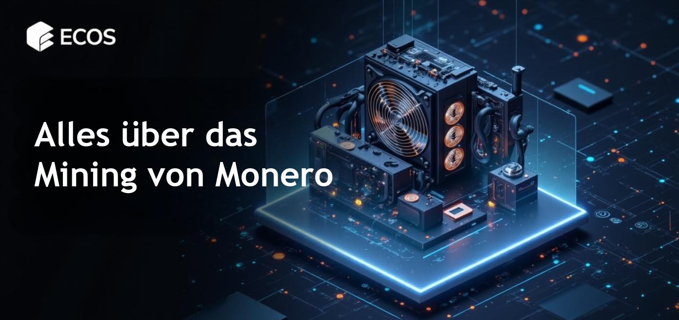 Anleitung zum Mining von Monero für Anfänger mit Grafiken und Diagrammen zur Veranschaulichung.